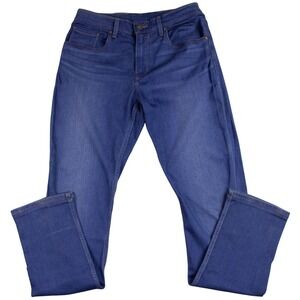 Paige Mens 32‎ x 32.5 Federal Slim Straight Blue Jeans Rayon Cotton Poly Blend
